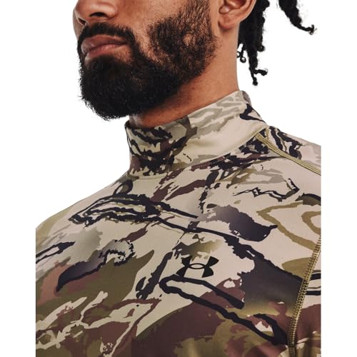 Under Armour ColdGear Infrared Camo Mock Mens Long Sleeve