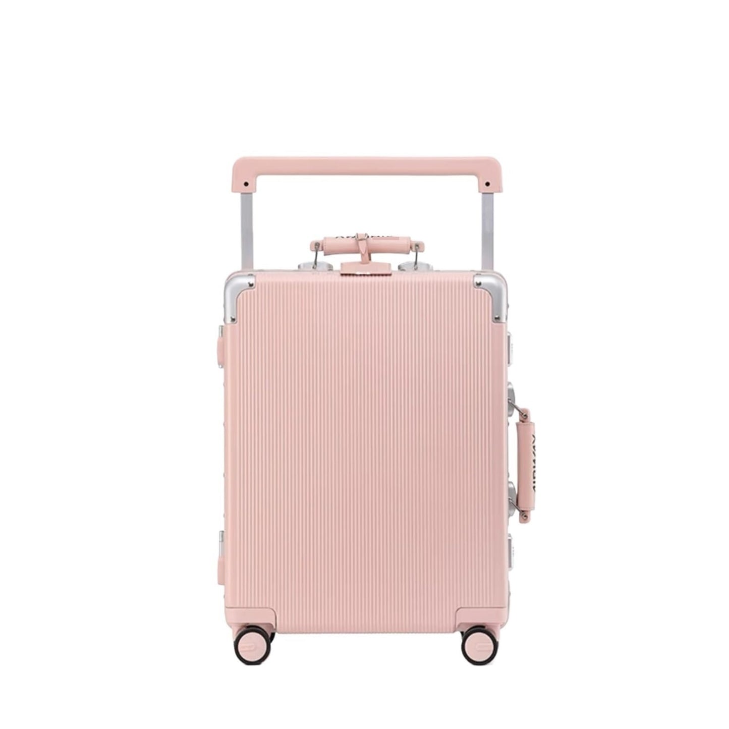 MUdson Trunk 20" 24" 26" 28 Men's Aluminum Frame Business Trolley Case Universal Boarding Box with Wheels Suitcase Durable (Color : Silver, Size : 24")