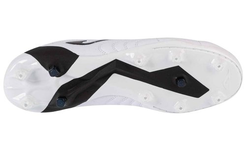Joma - Football Boots Aguila Cup FG - Sizes: 6.5 - Professional Soccer Cleats - Microfiber Upper, High Durability PU Outsole, Heel Reinforcement, Enhanced Tongue-Free Fit - Colors: White Black
