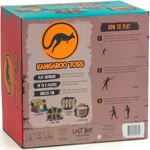 Kangaroo Toss - Official Set - Outdoor Games - Beach Toys - Yard Games - Backyard & Lawn Games - Camping - Ladder Toss - Bocce - Cornhole - for Adults and Family