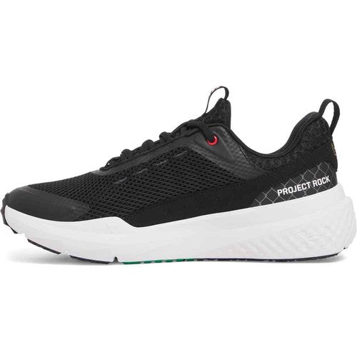 Under Armour Unisex Project Rock Blood Sweat Respect 5 UFC, (004) Black/White/Metallic Gold, 8.5, US