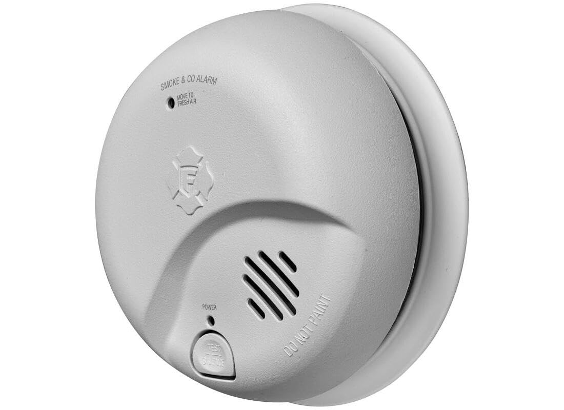 First Alert 10 Year Back Up Hard-Wired w/Battery Back-Up Ionization Smoke and Carbon Monoxide Detect