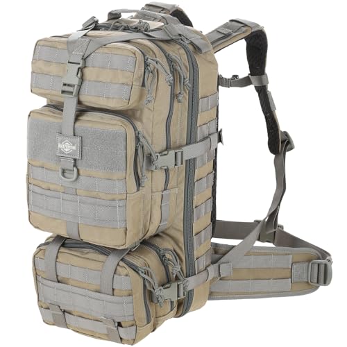 MAXPEDITION Gyrfalcon Backpack (Khaki-Foliage) 36L Tactical Backpack with Detachable Waist Pack, MOLLE Internal Frame Ruck...