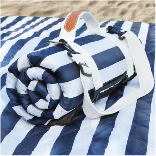 Genovega Waterproof Sandproof Beach Blanket Picnic Outdoor Mat Extra Large Foldable Sand Free Big Giant XL Car Essential R...
