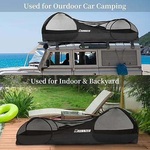 L RUNNZER Single Person Pop Up Tent, 1 Person Mosquito Net Tent