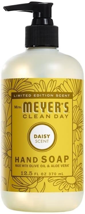 Mrs. MEYER'S Kitchen Set, Dish Soap, Hand Soap, and Multi-Surface Cleaner, 3 CT (Daisy)