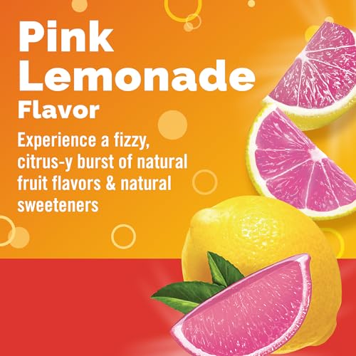 Emergen-C 1000mg Vitamin C Immune Support Powder Pink Lemonade 30CT includes Zinc, Manganese, 7 B Vitamins and Electrolyte...