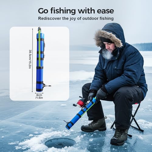 Fishing Catapult Rod, 2026 New Slingshot Casting Tool or Outdoor Adventures, Fishing Pole with Adjustable Latex Tubes & Er...