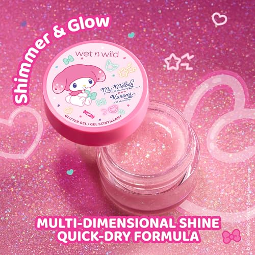 wet n wild My Melody and Kuromi Glitter Gel - Sweetheart