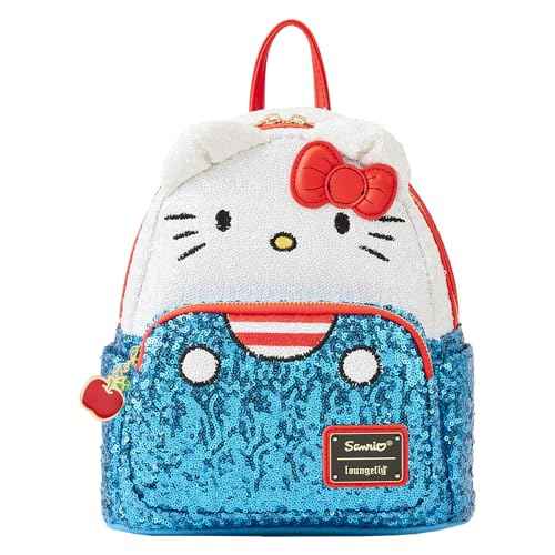 Loungefly Sanrio Sequin Hello Kitty Mini Backpack: Sparkling Style with Iconic Cuteness!