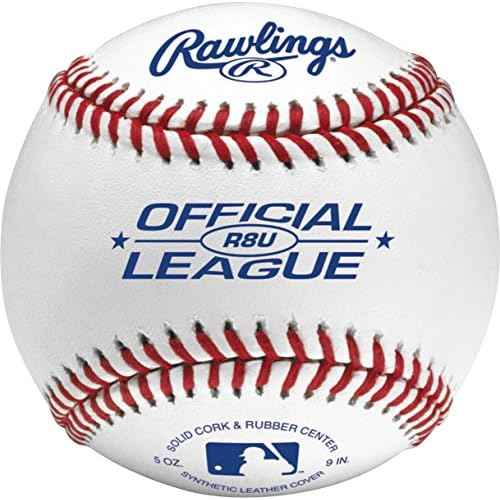 Rawlings | Official League Recreational Use Practice Baseballs | Youth/8U | R8U | Bucket | 24 Count