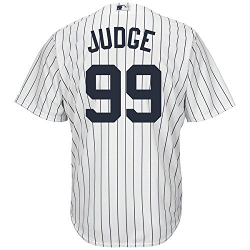 Aaron Judge New York Yankees #99 Youth Cool Base Home Jersey (Youth Medium 10/12) White