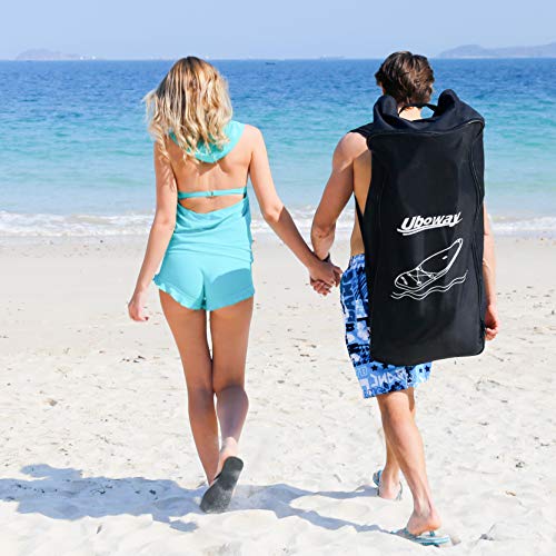 Uboway Inflatable Paddle Boards Stand Up: 10/11 feet SUP with Adjustable Paddle Backpack Pump Leash Fin Youth Adults Stand...