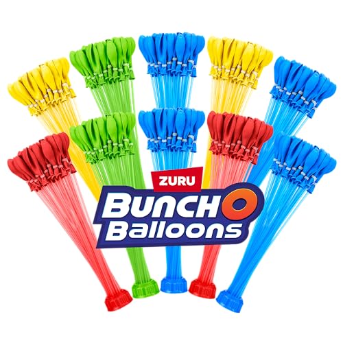 Original Bunch O Balloons Multi-Colored 330+ Rapid-Filling Self-Sealing Water Balloons (Amazon Exclusive 10 Pack) by ZURU ...