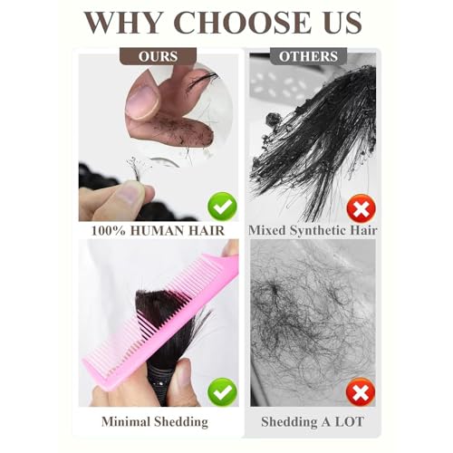 28 Inch Human Braiding Hair for Boho Braids Human Hair 100g 2 Bundles Deep Wave Bulk Human Hair for Braiding No Weft Curly Braiding Hair Bulk Hair Extensions Real Human Hair Natural Color
