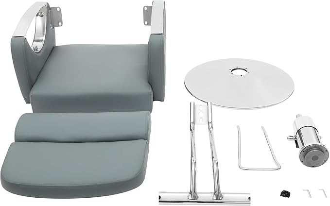 Barber Chair Salon Chair for Hair Stylist Adjustable Hydraulic Styling Chair with 360 Degrees Rolling Swivel for Salon Barbershop Tattoo Shampoo Beauty Equipment (Haze Blue)