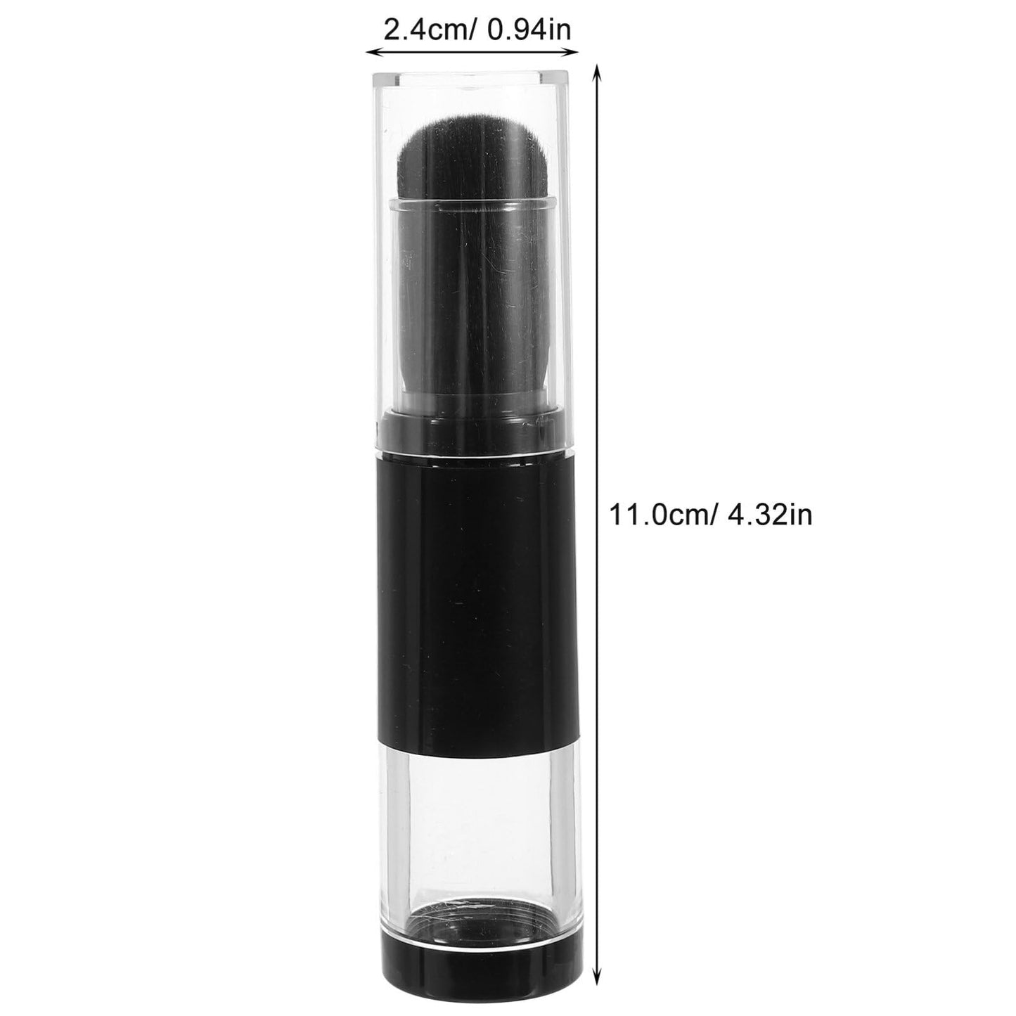 Travel Makeup, Makeup Sponge Face Blush Brush with Refillable Bottle Jar for Powder Cosmetics