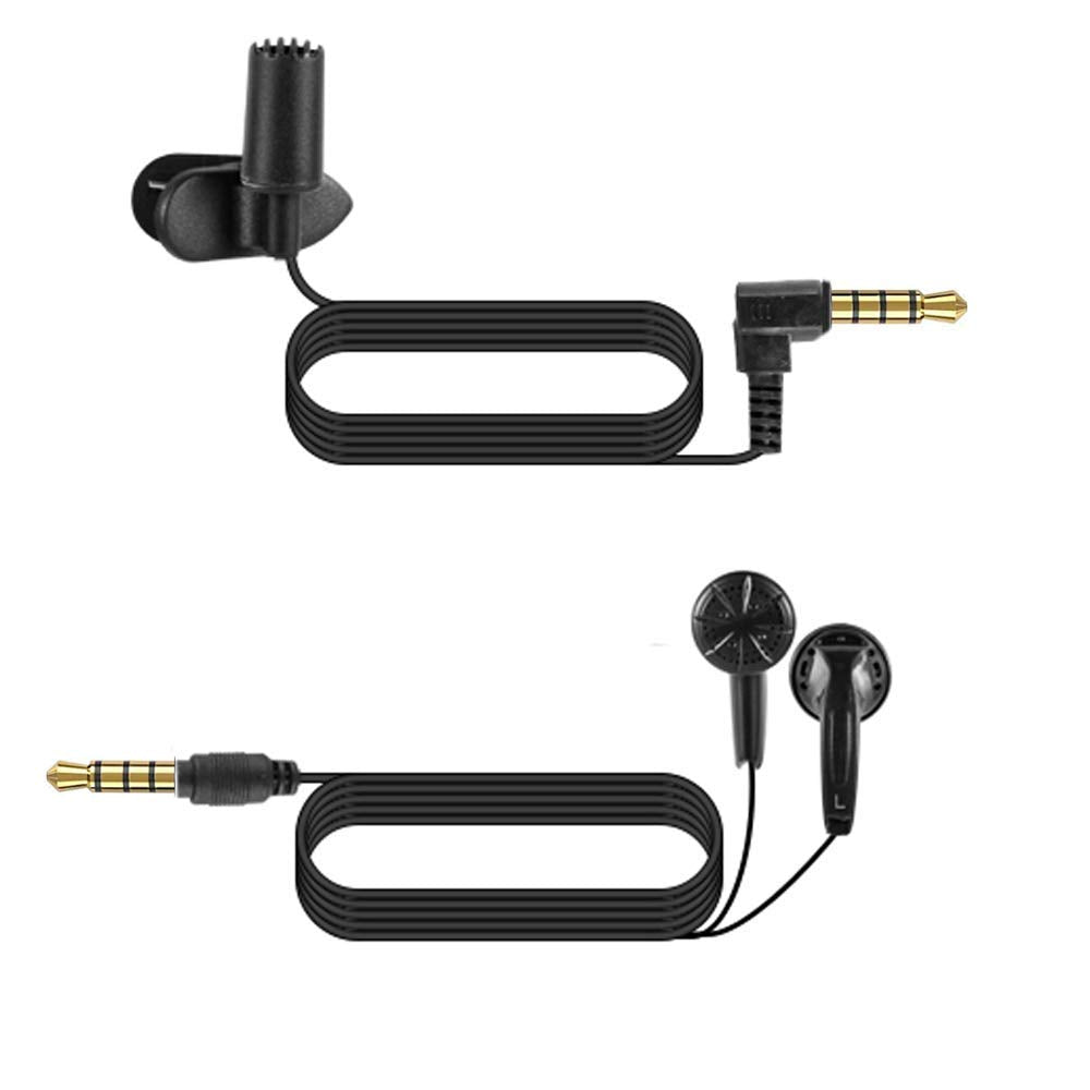 Earphone And External Microphone For Aiworth E36 Voice Recorder