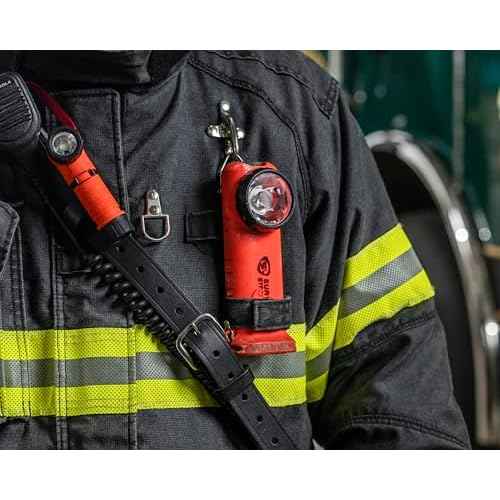 Streamlight 88832 PolyTac 90 LED Flashlight with Gear Keeper, Orange - 170 Lumens