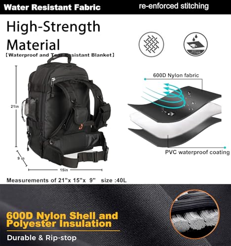 Miramrax Tactical Backpack Military Army Daypack - Assault Pack for Men Molle Backpacks Bug Out Bag 3 Day Pack for Hiking ...