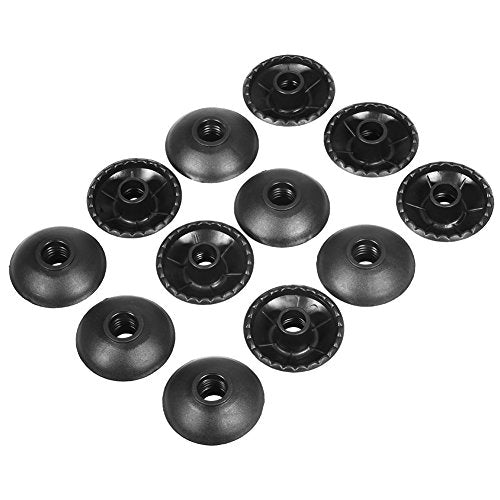 Keenso Trekking Pole Mud Basket,12 Pcs Snow and Mud Baskets for Hiking Poles(1.6cm/0.6inch)