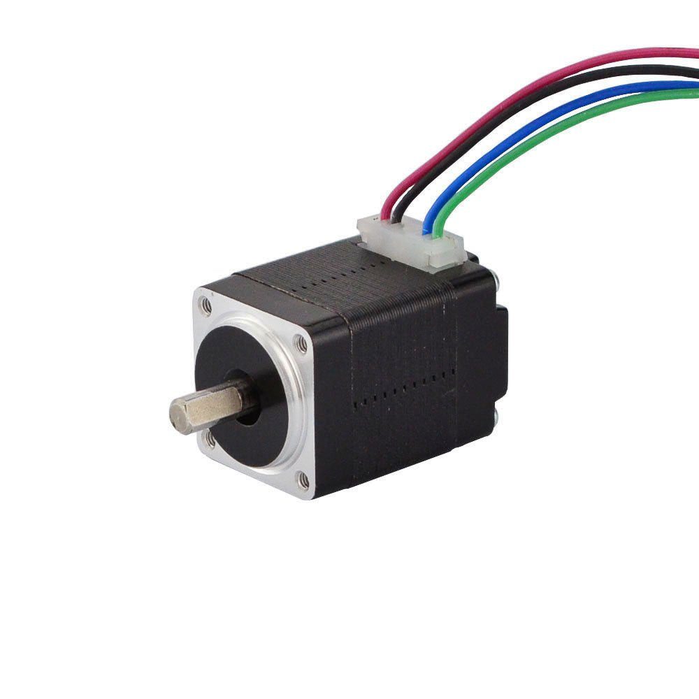 Stepperonline Nema 8 Bipolar Smallest Stepper Motor 1.6Ncm/2.3Oz.In 1.8Deg 28Mm 0.2A 4 Leads