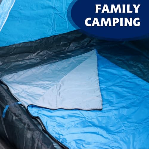 Arctic Lemmings Envelope Sleeping Bag, Three Seasons Constant Temperature Sleeping Bag, Suitable for All Ages, Indoor Hote...
