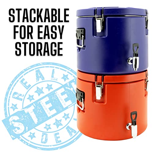 5 Gallon Insulated Beverage Cooler: 5 Gallon Water Dispenser - water dispenser with Stainless Steel Interior and Spout/Spi...