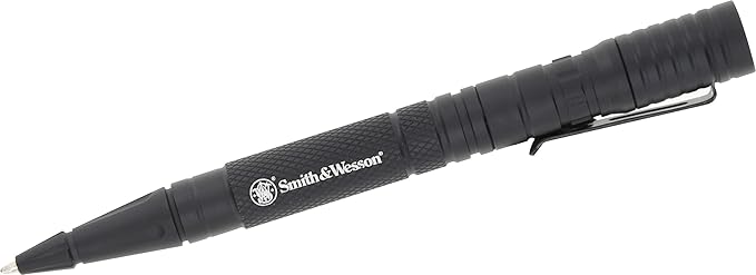 Smith & Wesson Tactical Penlight with Writing Light and Aircraft Aluminum Construction with LED Flashlight for Survival, H...