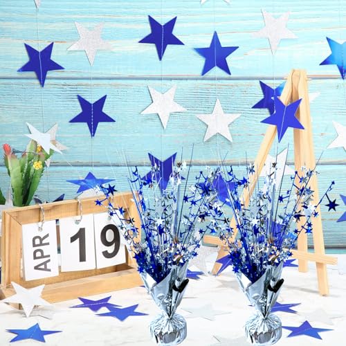 FUBININA 6 Pack Metallic Foil Spray Centerpiece Star Table Decoration Burst Table Centerpieces for Birthday Wedding Annive...