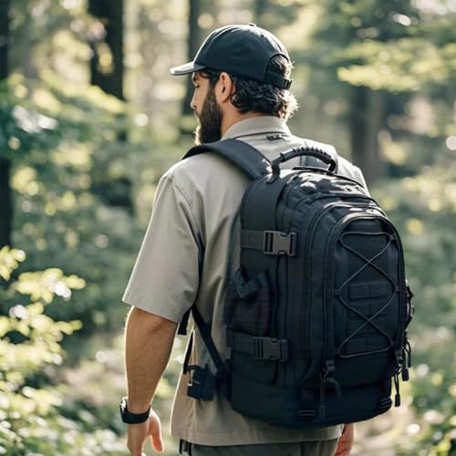 Miramrax Tactical Backpack Military Hiking Daypack - Molle Backpack for Men 3 Day Assault Pack Bug Out Bag for Camping Tra...