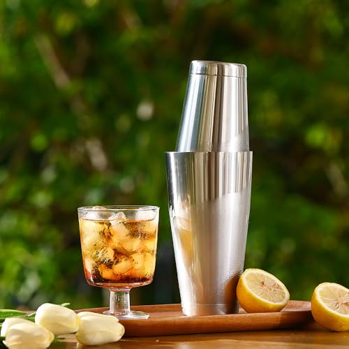 Etens Bulk Commercial Cocktail Shakers 6pc Set, Professional Boston Shakers, Weighted Cocktail Shaker Tins for Bartending...