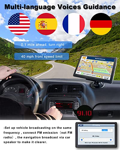 OHREX N800 GPS Navigator for Car with Bluetooth, 7” Truck GPS Commercial Drivers, 2026 Maps (Free Lifetime Updates), Semi ...