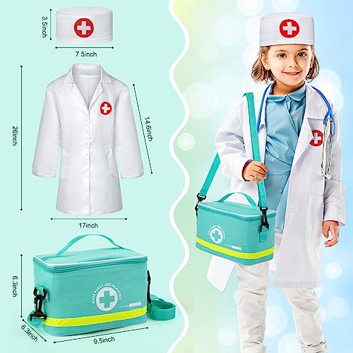 Sundaymot Doctor Kit for Kids, 34 Pcs Pretend Playset for Toddlers, Doctor kit for Toddlers 3-5, with Medical Bag, Stethos...