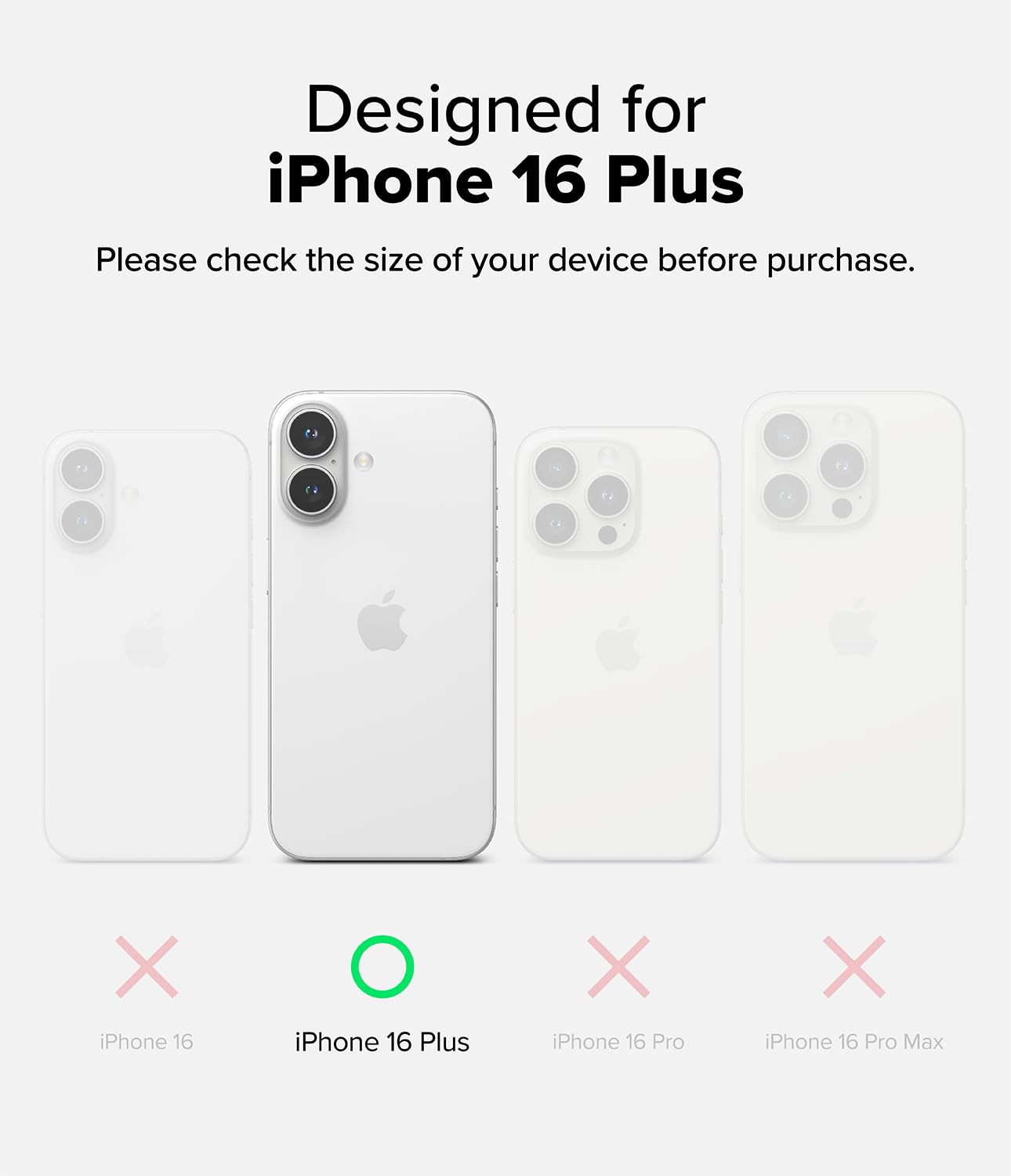 Ringke Fusion [Oil & Dirt Resistant] Compatible With Iphone 16 Plus Case, Uv Coating For Scratch & Discoloration Resistant, Shoc