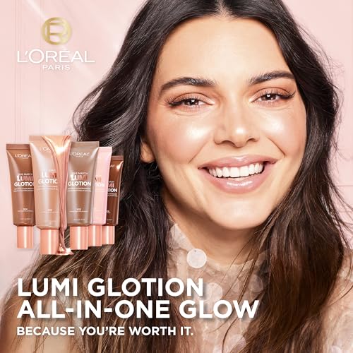 L'Oreal Paris Makeup True Match Lumi Glotion, Natural Glow Enhancer, Illuminator Highlighter, Bronzing Drops For a Sun-Kis...