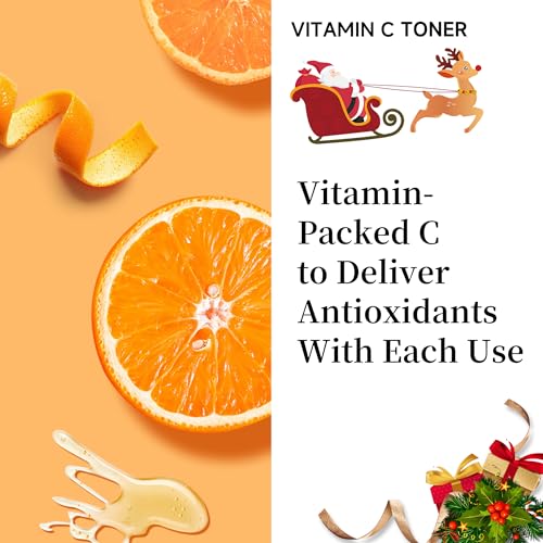 5X Vitamin C Toner HONLINK Facial Care Toners,Gift for Her, Hyaluronic Acid Hydrating Facial Treatment for Even Skin Tone,...