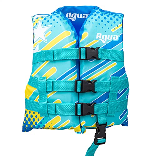 Oceans 7 US Coast Guard-Approved, Type III Kids Life Jacket – Personal Flotation Device with Comfortable Flex-Form-Fit Ope...