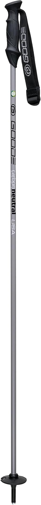 GOODE Carbon Neutral Ski Poles – Ultra-Lightweight & Durable Eco-Friendly Composite – High-Performance Shock Absorbing Dow...