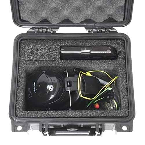 Case Club 1 Pistol & Accessory Pre-Cut Waterproof Case with & Silica Gel to Help Prevent Gun Rust