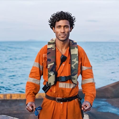 HWAYAN Manual Inflatable Life Jacket| Inflatable PFD Vest Adult| Life Vest for Adults| Outdoor Water Sports| Supports up t...
