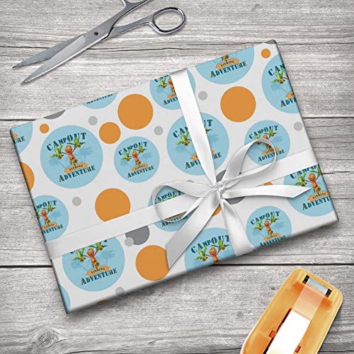 GRAPHICS & MORE Campout Fishing Adventure Dinosaur Train Gift Wrap Wrapping Paper Roll