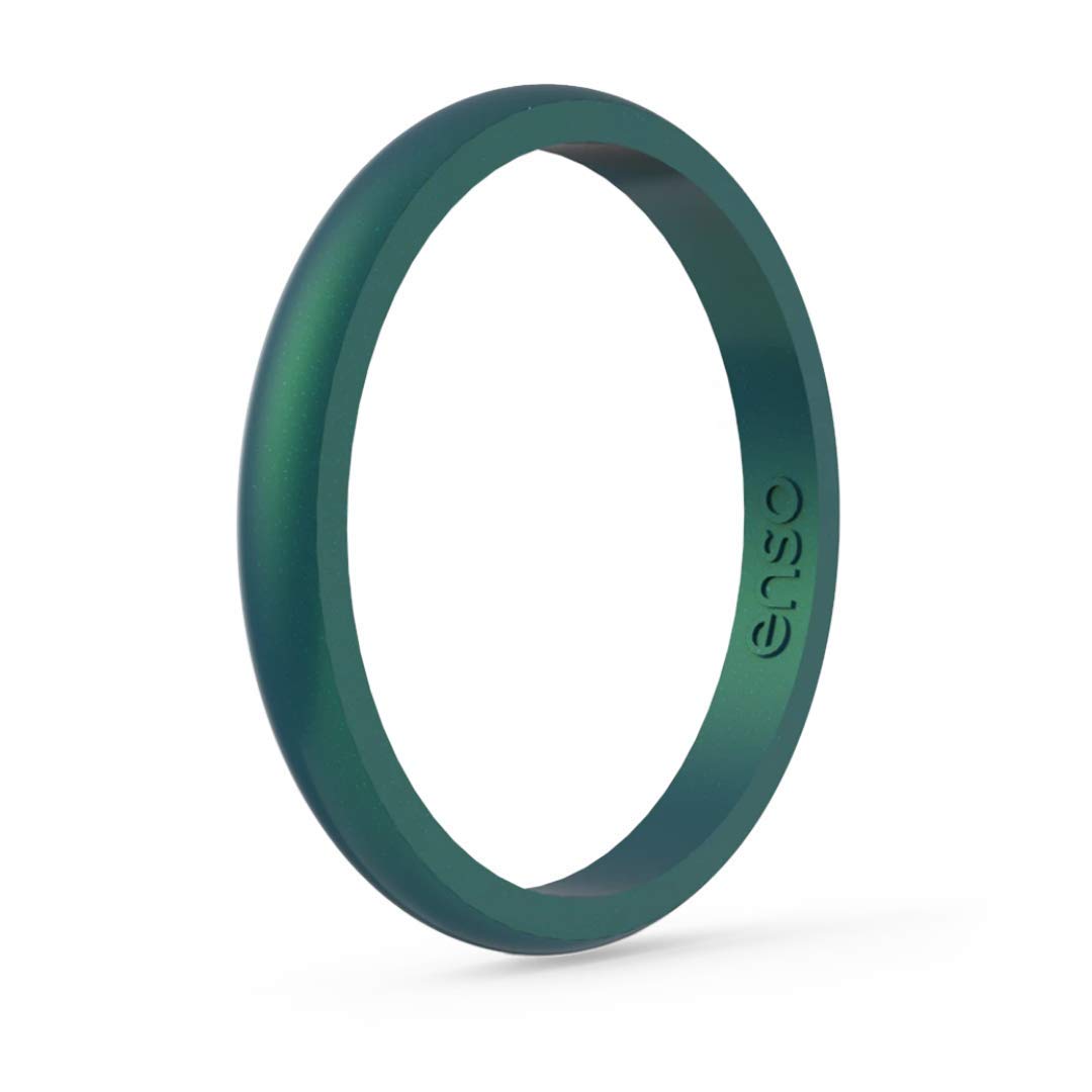 Enso Rings Thin Legend Silicone Ring | Made in The USA | Ultra Comfortable, Breathable, and Safe Silicone Ring (Dragon, 9)