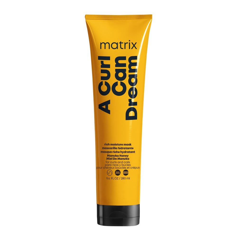 Matrix A Curl Can Dream Rich Mask | Hydrating & Deep Conditioning Leave-In Mask | Curly & Coily Hair | Sulfate & Paraben Free |