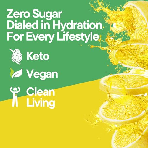 DIALED MOODS Electrolyte Powder - Citrus Circuit – Electrolyte Hydration Powder Packs, Sugar-Free Hydration for Athletes, ...