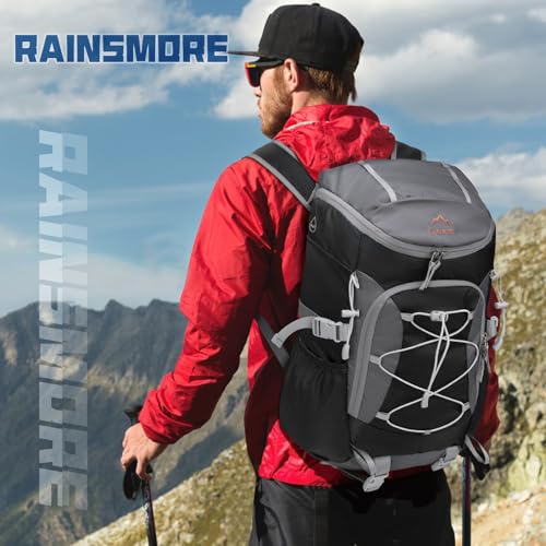 RAINSMORE Foldable Hiking Backpack for Women Men Packable Camping Backpack 40L Waterproof Hiking Daypack Bag Lightweight C...