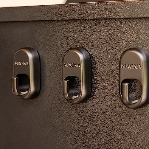 Pellet Smoker Grill Magnetic Hooks 3 Pack - Attach to Pellet Hopper to Hang Your Grilling Utensils and Accessories from - Compatible with Pellet Smokers Like Traeger, Pit Boss, Z Grills, Camp Chef