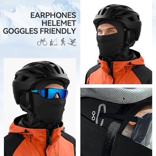 GL GLENSLAVE Cold Weather Balaclava for Men Women, Windproof Scarf Mask Winter Thermal Face Mask, Ski Mask for Outdoor Sports
