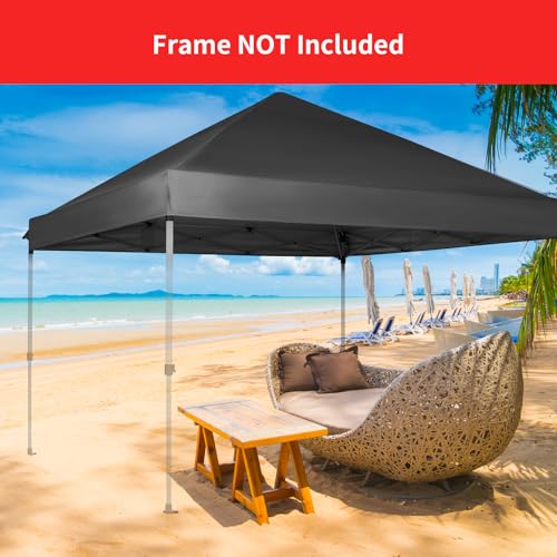 10x10 Canopy Replacement top, Waterproof Canopy Replacement Cover for Straight Leg Frame, Replacement Canopy top for Outdo...