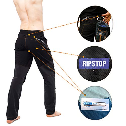 Ucraft - Anti-Gravity Climbing and Bouldering Unisex Pants, 5 Pockets, 5 Fabrics